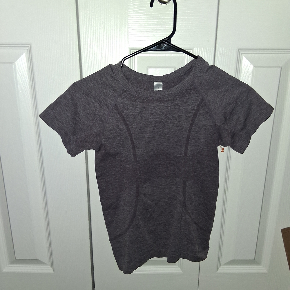 Purple Womens Gym Shirt